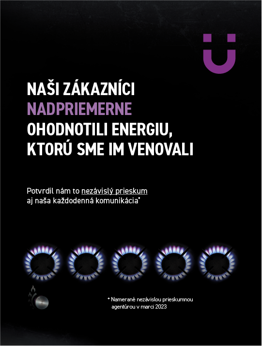 Naši zákazníci nadpriemerne ohodnotili našu energiu